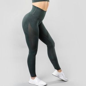 Alphalete Aero Leggings Dark Green Size Small